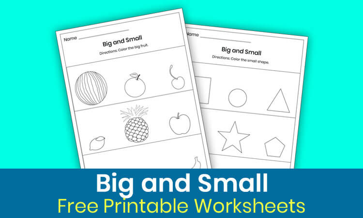 Free Exploralearn Worksheets, Comparisons Worksheets,Big and Small