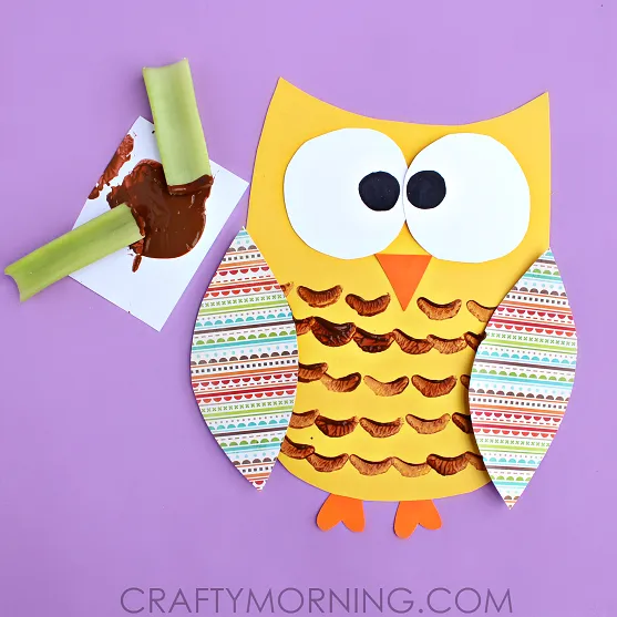 Celery Stamp Owl