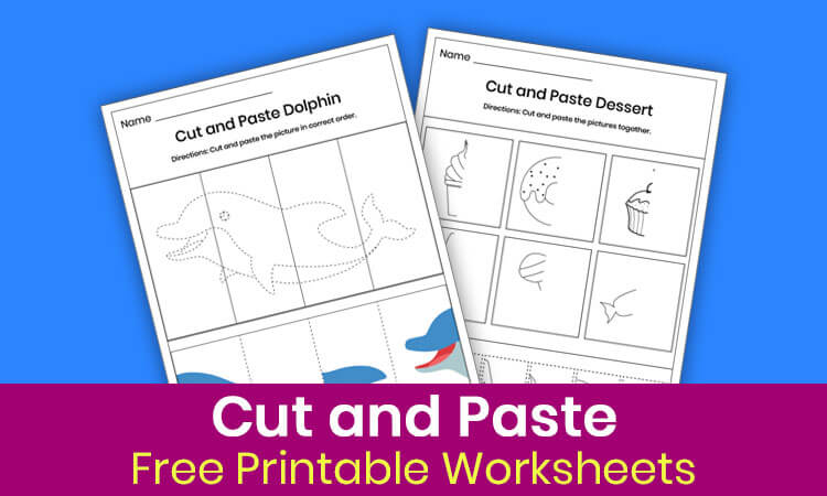 Cut and paste worksheets for preschool