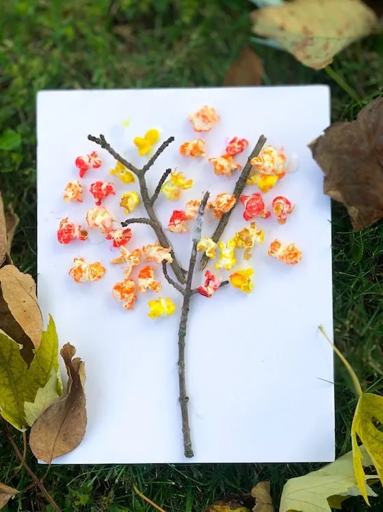 Fall Popcorn Tree