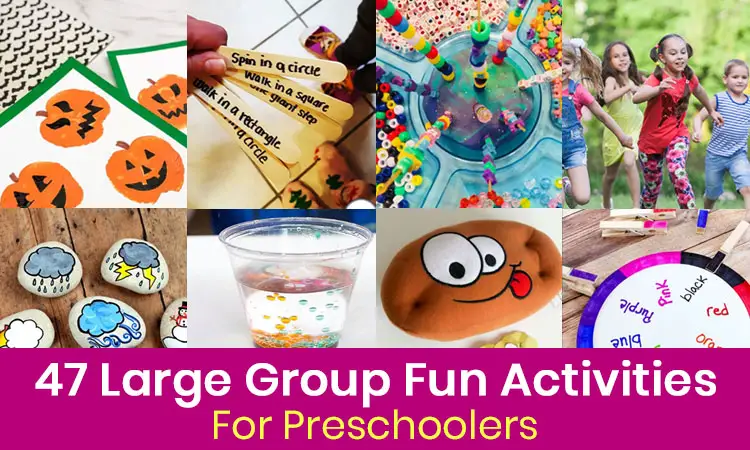 large group fun activities For preschoolers