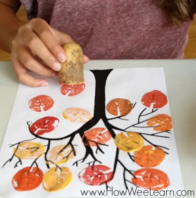 Leaf Potato Stamp