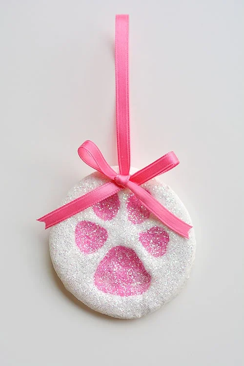 Paw Print Ornaments