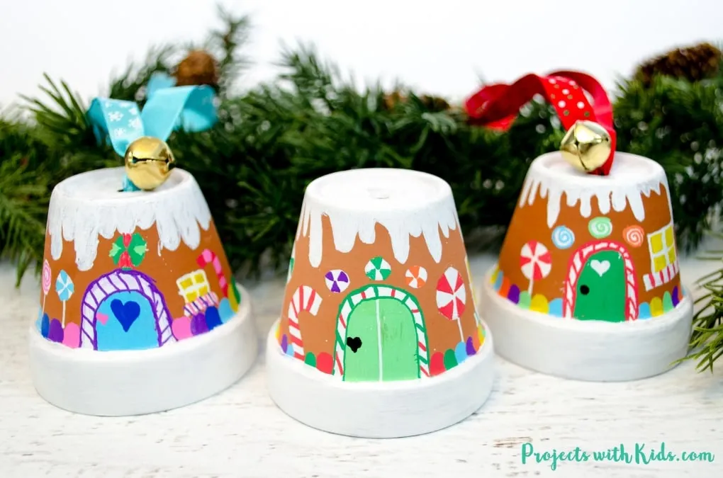 Plant Pot Gingerbread House Ornament