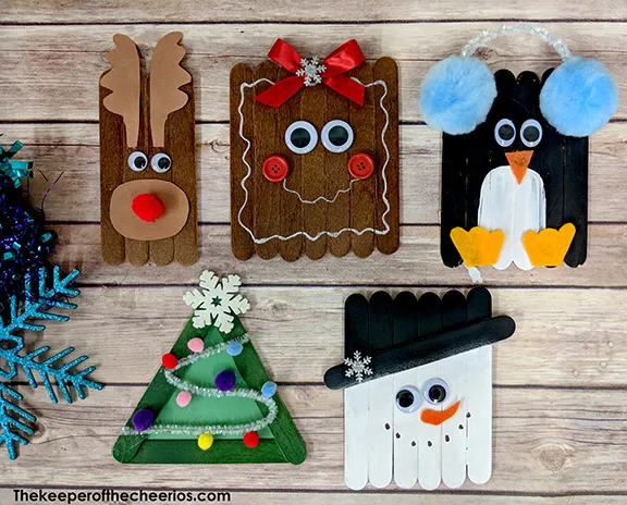 Popsicle Christmas Characters