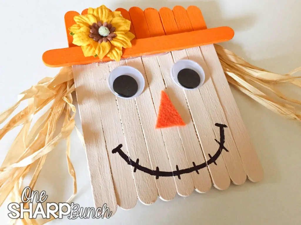 Popsicle Stick Scarecrow