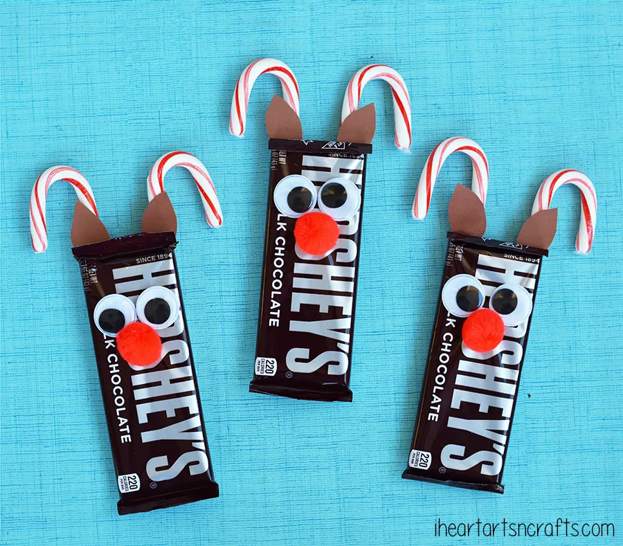 Reindeer Chocolate Bars