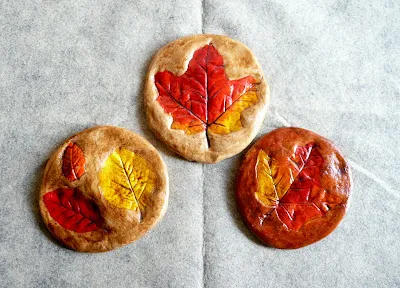 Salt Dough Fall Leaves