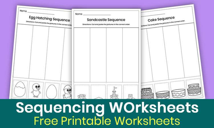 Sequencing worksheets for kindergarten