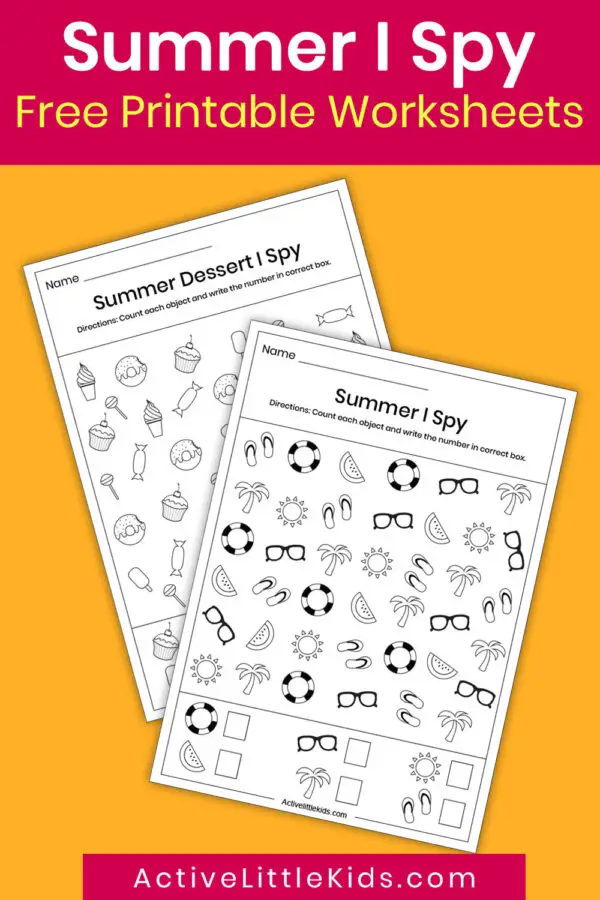 summer i spy worksheets for kindergarten active little kids