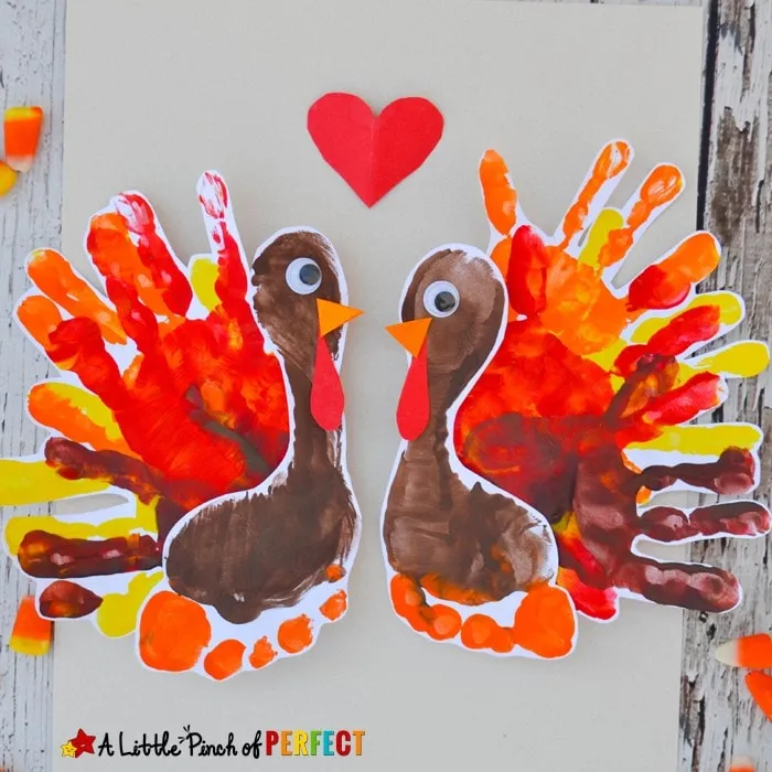 Turkey Footprint Art