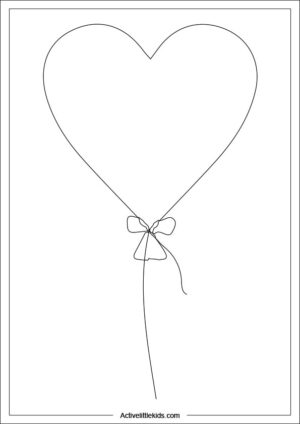 Free Heart Coloring Pages - Active Little Kids