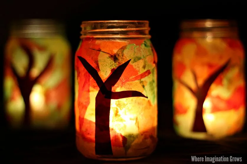 fall-tree-mason-jar-luminaries-craft