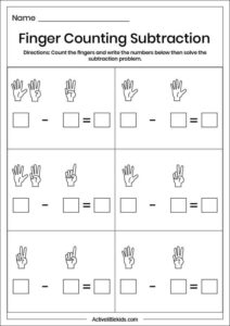 Free subtraction worksheets for kindergarten - 35 Free Pages