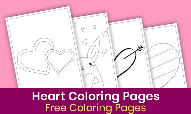 Free Heart Coloring Pages