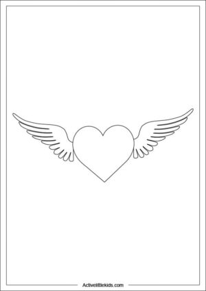 Free Heart Coloring Pages - Active Little Kids