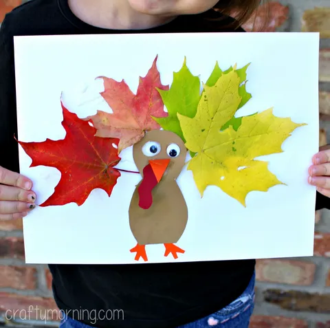 leaf-turkey-craft