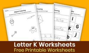 Big and small worksheets for preschool - Active Little Kids