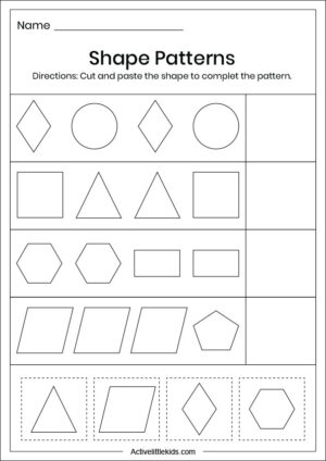 100+ Pages Free Math Worksheets For Kindergarten - Active Little Kids